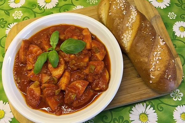 Curry Sausage Pan À La Mäusle