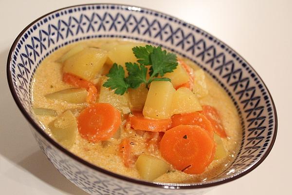 Curry Stew with Carrots and Potatoes
