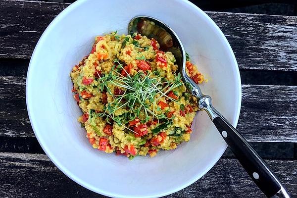 Curry Vegetable Couscous with Coconut Milk