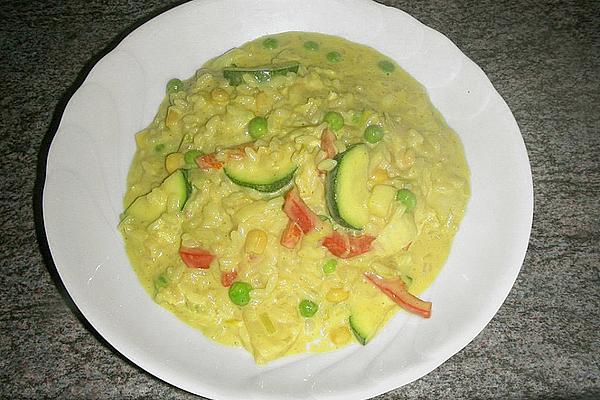 Curry – Vegetables – Rice