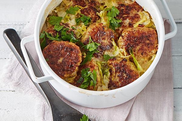 Cutlet Pot with Savoy Cabbage
