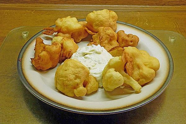 Deep Fried Cauliflower Florets