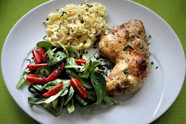 Delicious Chicken Legs with Garlic and Rosemary