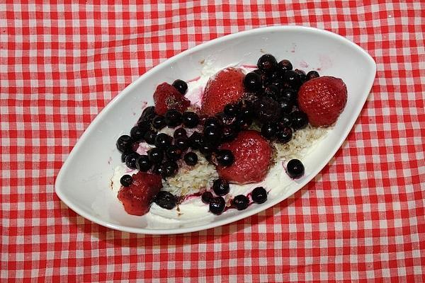 Delicious Quark with Granola and Berries