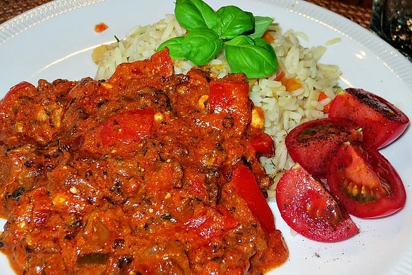 Delicious Rice Pan with Minced Meat