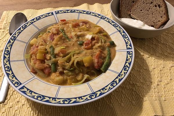 Delicious Vegetarian Lentil Pan