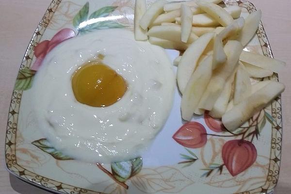 Dessert À La French Fries with Fried Egg