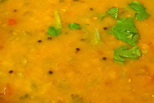 Dhal – Red Lentil Soup with Ginger