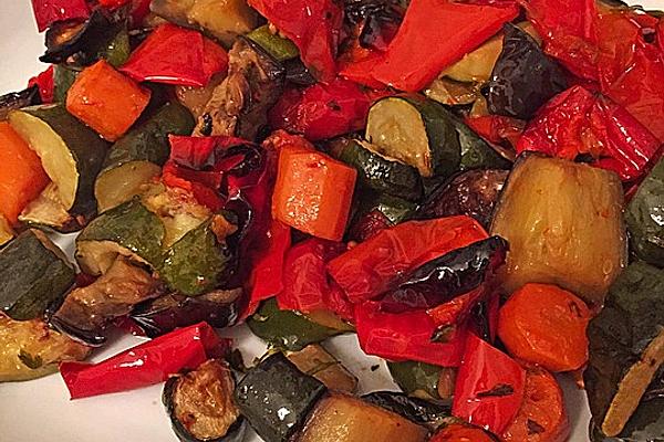 Different Vegetables in Oven