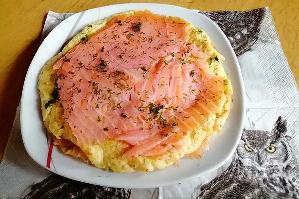 Dill Pancakes with Salmon