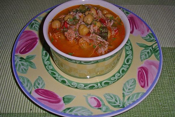 Don Diego`s Sopa De Garbanzos Con Atún