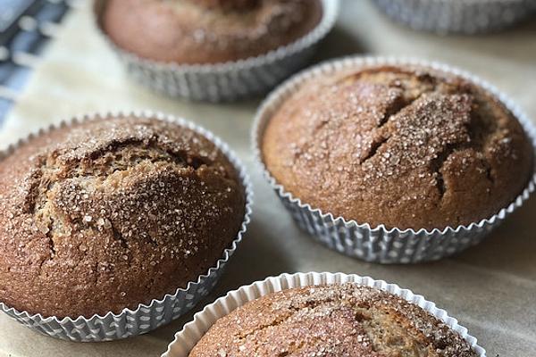 Donut Muffins with Cinnamon and Sugar