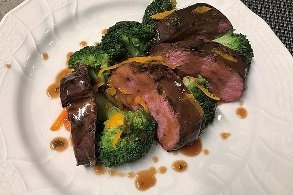 Duck Breast Fillets with Orange Sauce