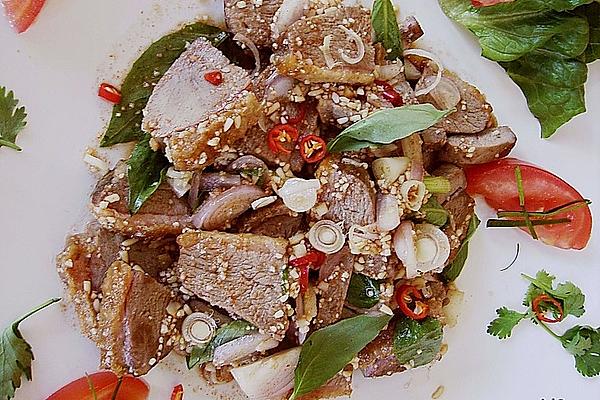 Duck Breast Salad with Horopha