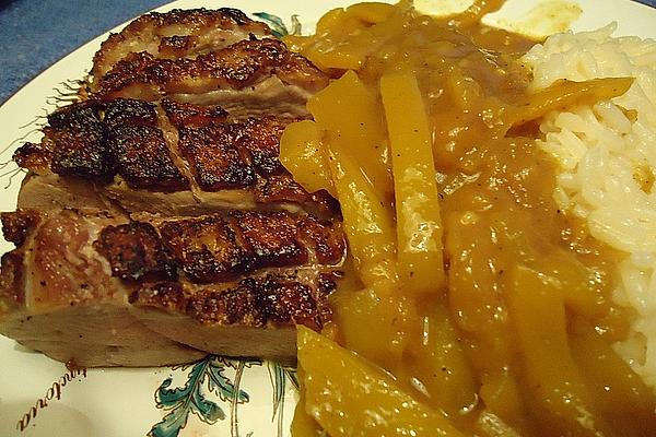 Duck Breast with Mango Sauce