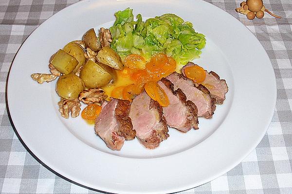 Duck Breasts with Kumquat Sauce