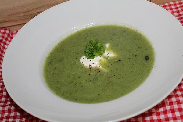 Easy Potato and Wild Garlic Soup