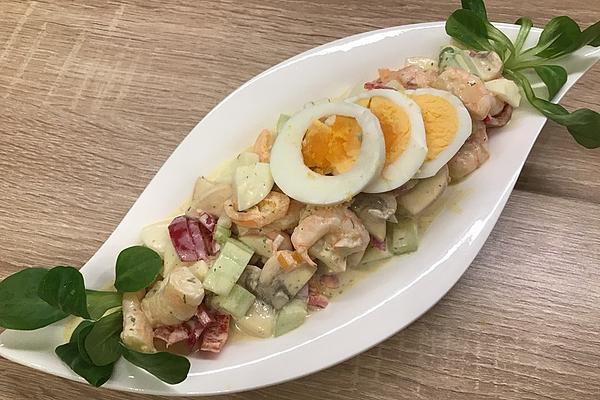 Egg and Shrimp Salad