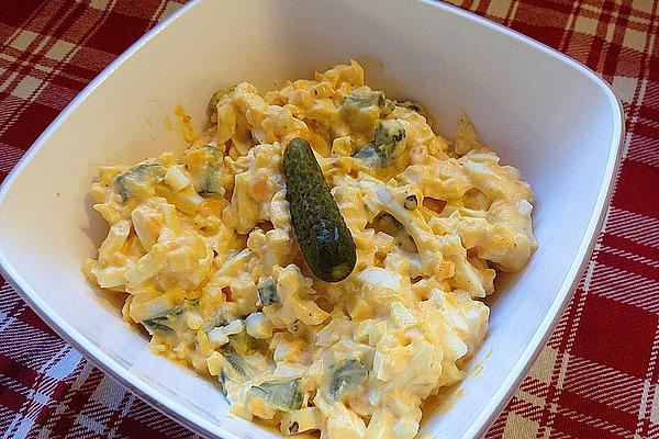 Egg Salad with Pickled Cucumber