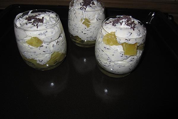 Eggnog Fruit Dessert