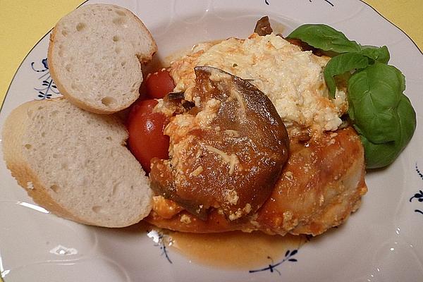 Eggplant Casserole with Chicken Breast Fillet
