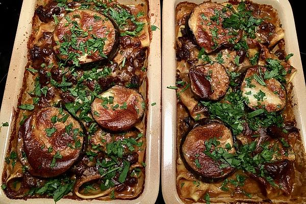 Eggplant Casserole with Tagliatelle