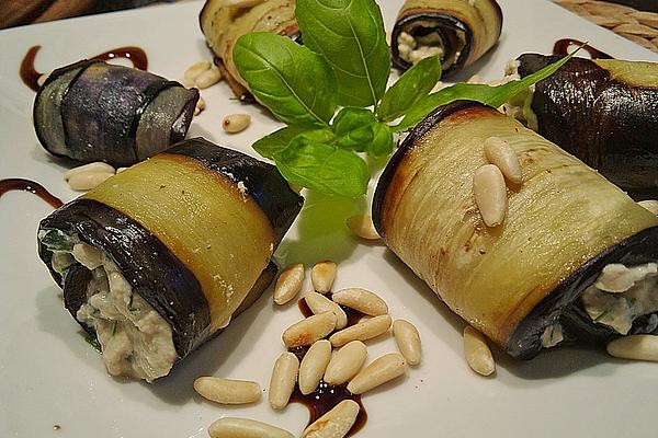 Eggplant Rolls with Cream Cheese