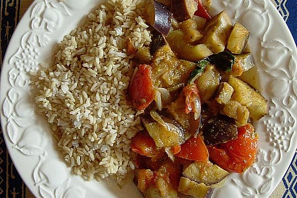 Eggplant – Tomato – Vegetables with Rice