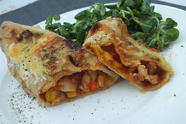 Enchiladas with Chicken and Corn