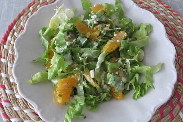 Endive Salad with Orange Dressing