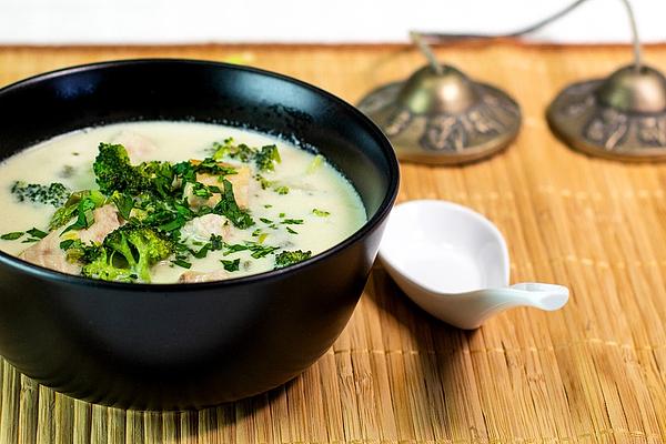 Exotic Salmon and Coconut Soup