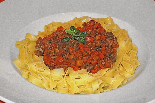 Farfalle with Beef Ragout