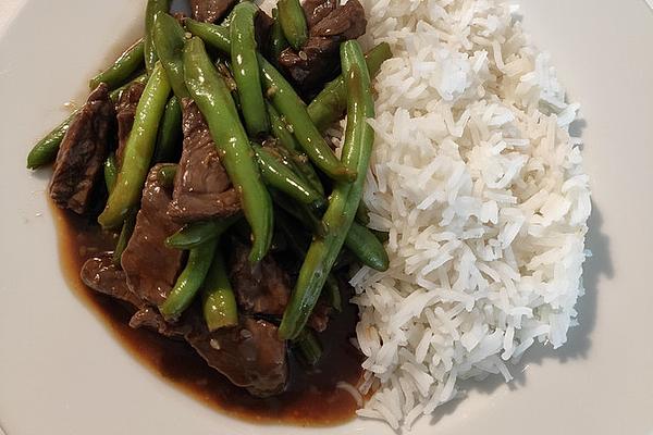 Fast Asian Beef Pan with Vegetables