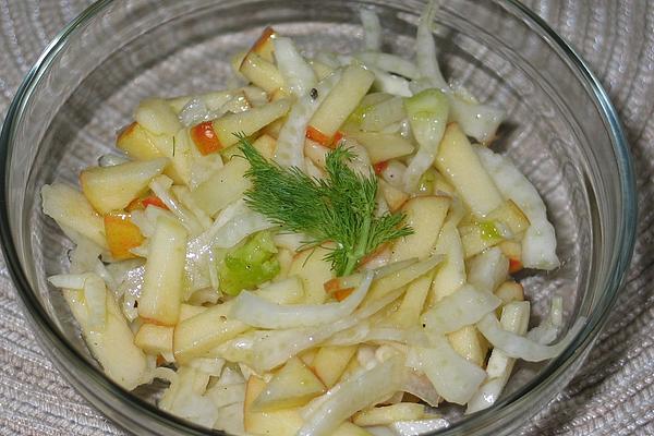Fennel and Apple Salad with Garlic