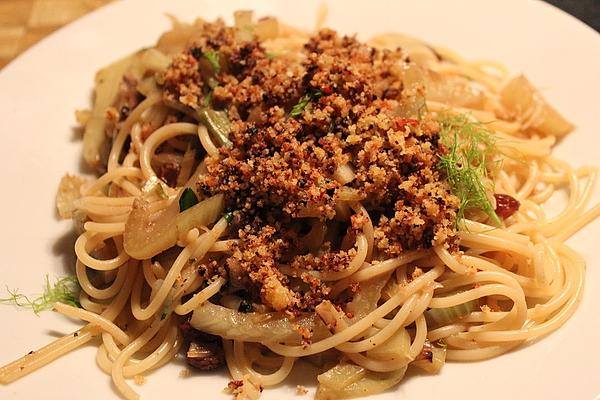 Fennel Pasta with Chili Crumbs