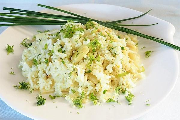 Fennel Risotto As Side Dish