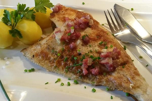 Fiefhusener Plaice Of Bacon with Boiled Potatoes