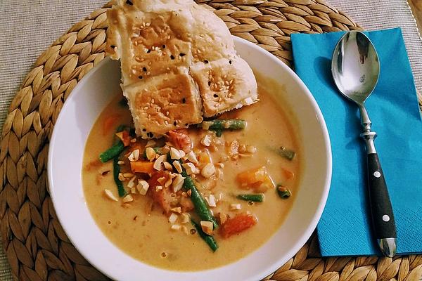 Fiery Peanut Soup