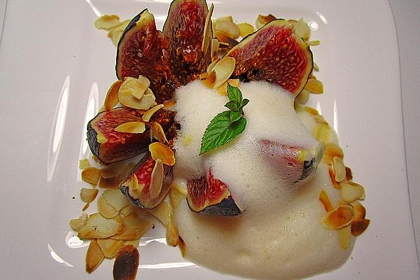 Figs with Zabaglione