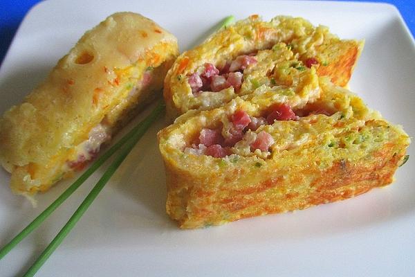 Filled Potato, Carrot and Celery Roll