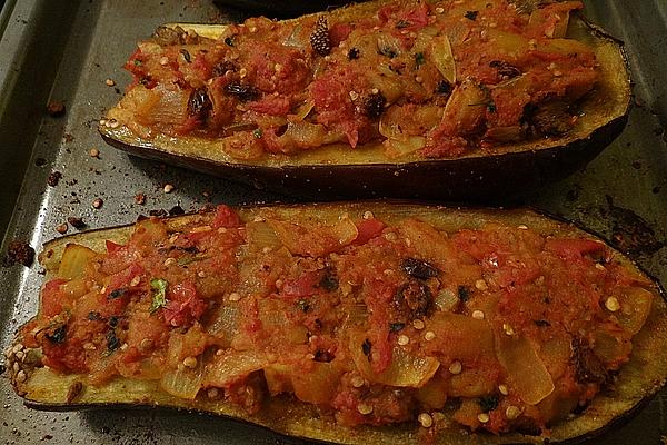 Filled Vegan Eggplants