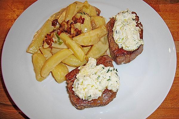 Fillet Steak with Goat Cheese