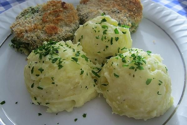 Fine Mashed Potatoes with Cream Cheese Mousse