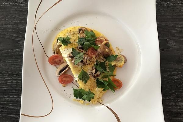 Fine Omelette with Ras El Hanout