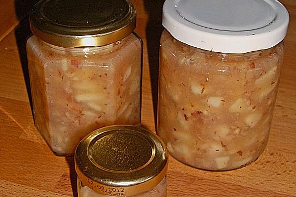 Fine Pear Jam with Toasted Almond Pieces