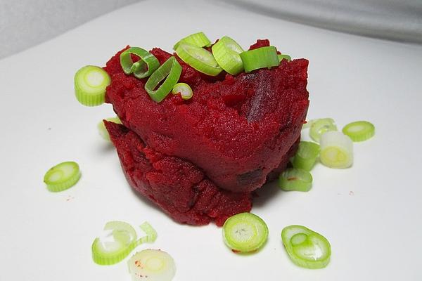 Fine Potato and Beetroot Mousse