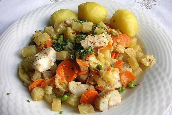 Fish and Vegetable Stir-fry À La Gabi