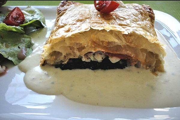 Fish and Vegetables in Puff Pastry