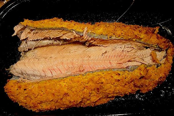 Fish Fillet Under Pumpkin Crust