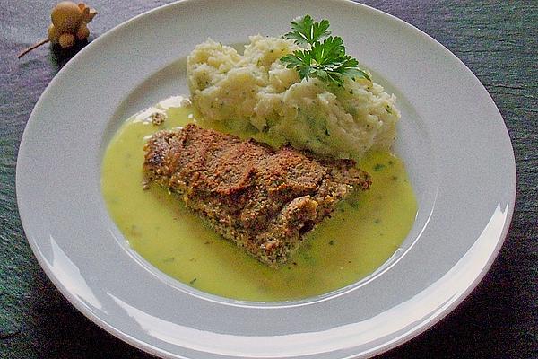 Fish Fillet with Almond – Parsley – Crust